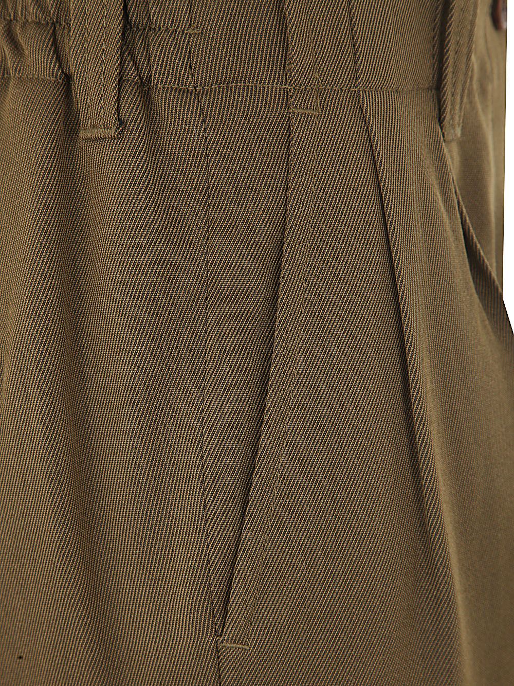 Shop Golden Goose Journey W`s Pant Tapered High Waisted Blend Virgin Wool Twill