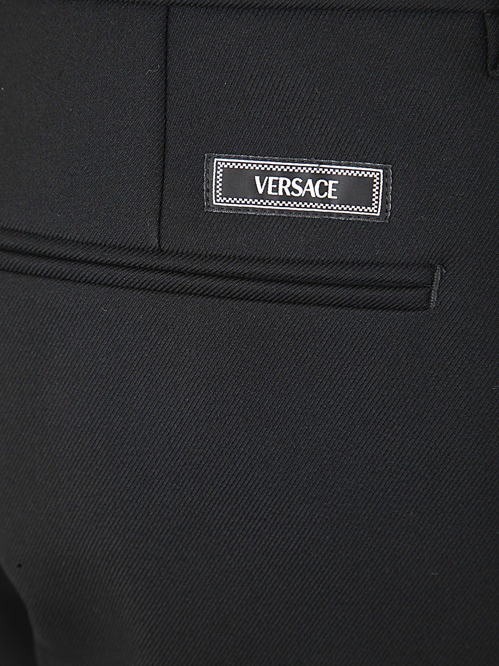 Shop Versace Formal Pant Wool Fabric