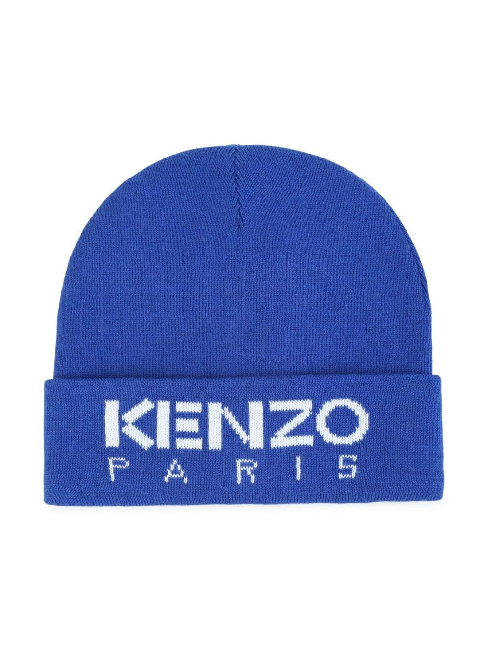 Kenzo Kids Royal Blue Knitted Beanie Hat