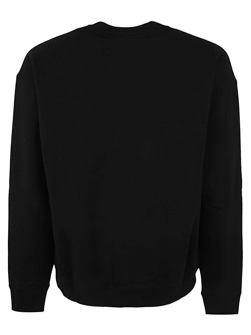Shop Versace Sweatshirt Brushed Sweatshirt Fabric  City Lights Print In Black