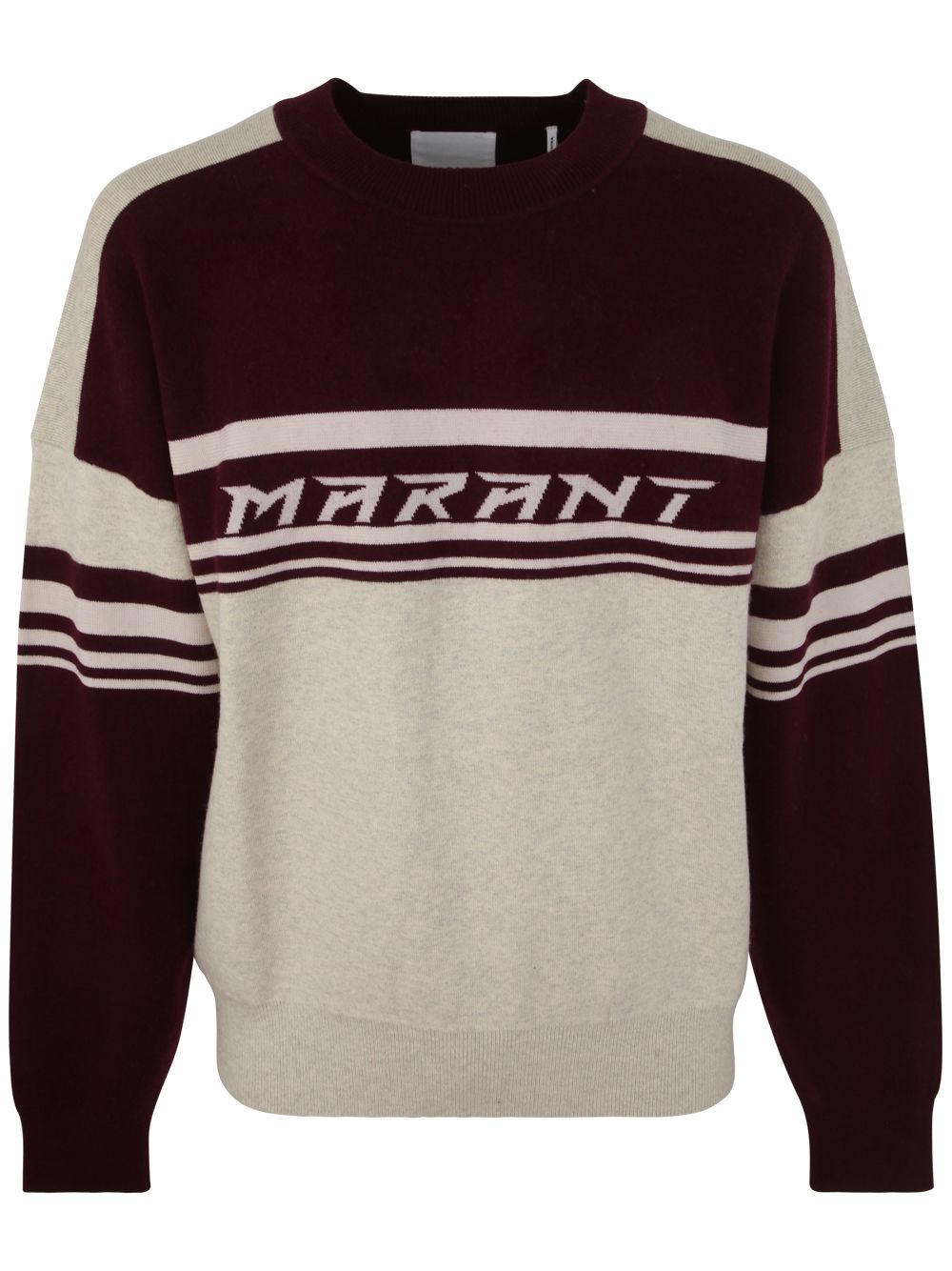 Marant Colby Pullover In Pink & Purple