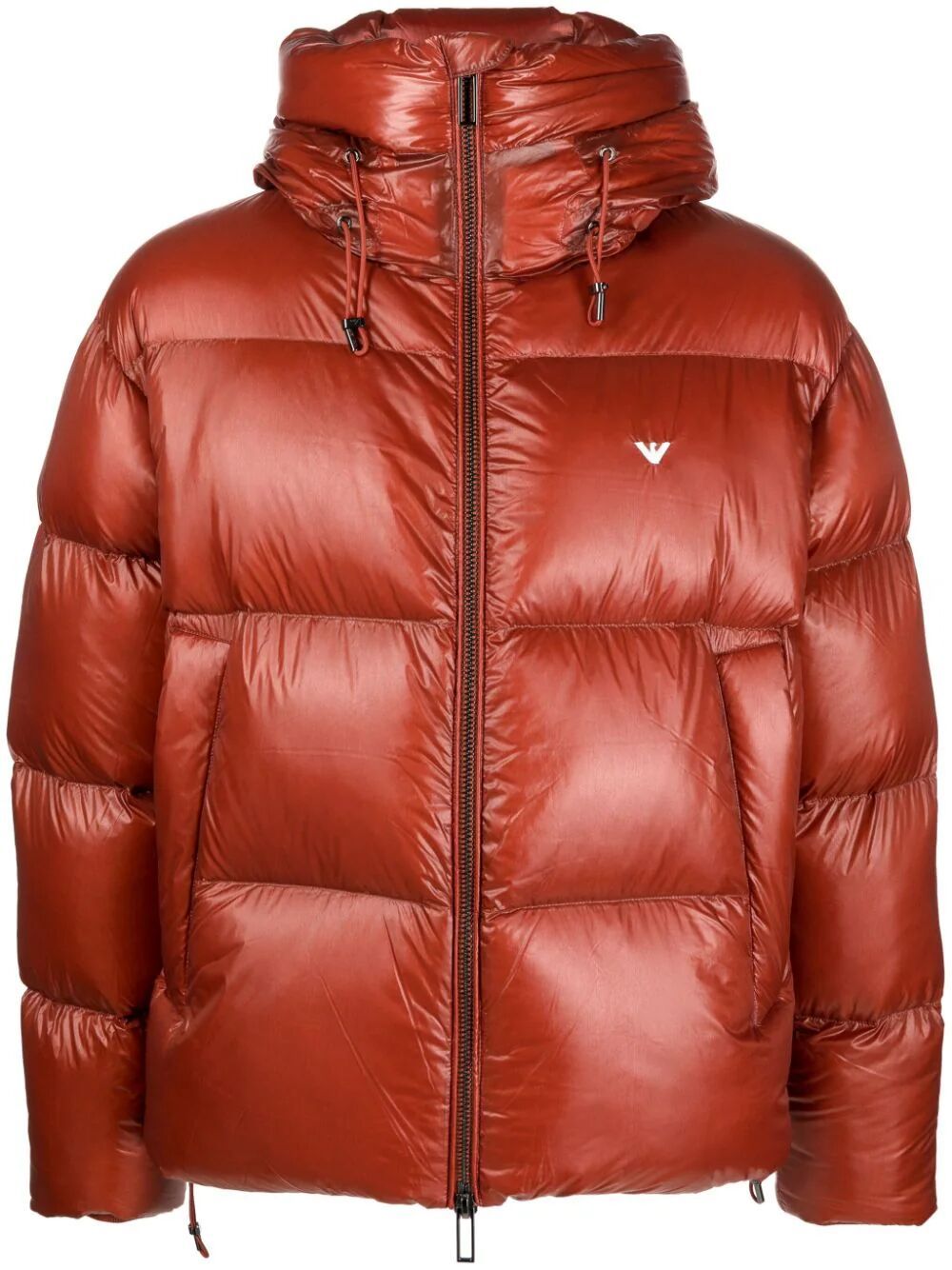 Shop Emporio Armani Down Jacket In Red