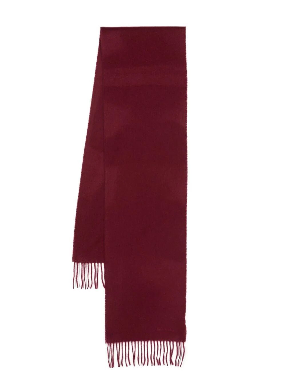 Paul Smith Men Scarf Pln Cashmere Ssnl In Red
