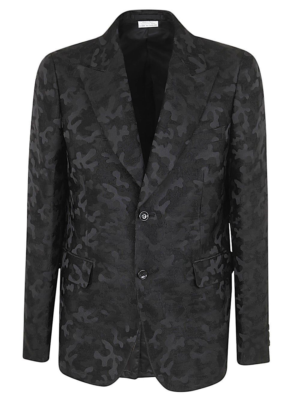Shop Comme Des Garçons Homme Deux Men`s Jacket In Black