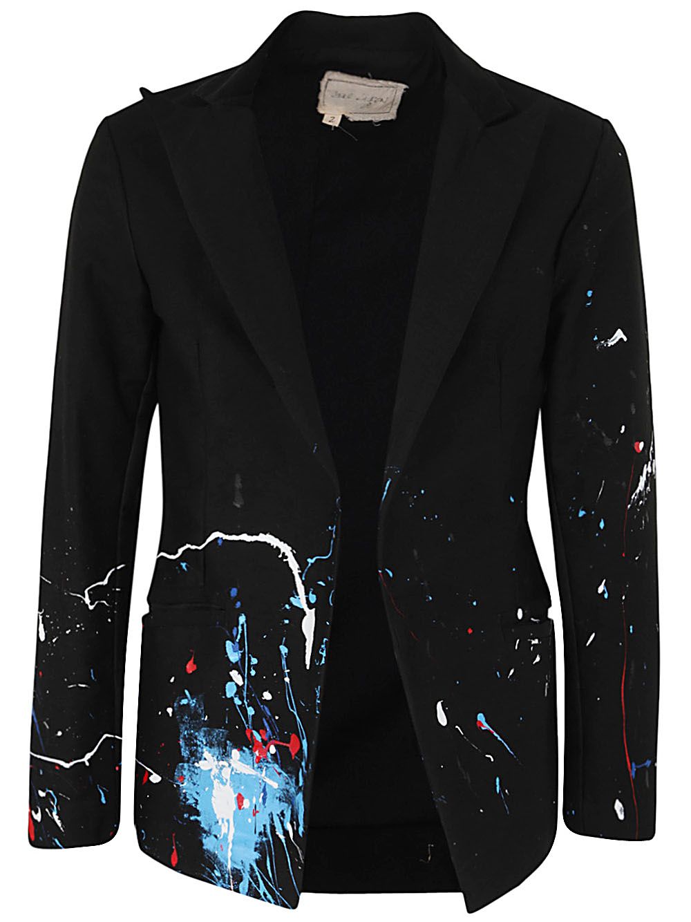 Shop Greg Lauren Moleskin Tux Jacket In Black