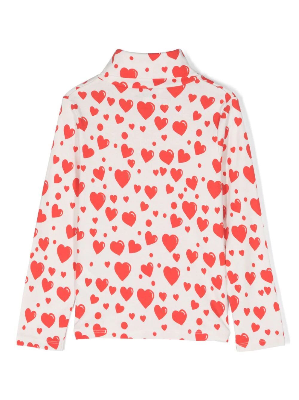 Minirodini Hearts Aop Long Sleeves T In Multicolour