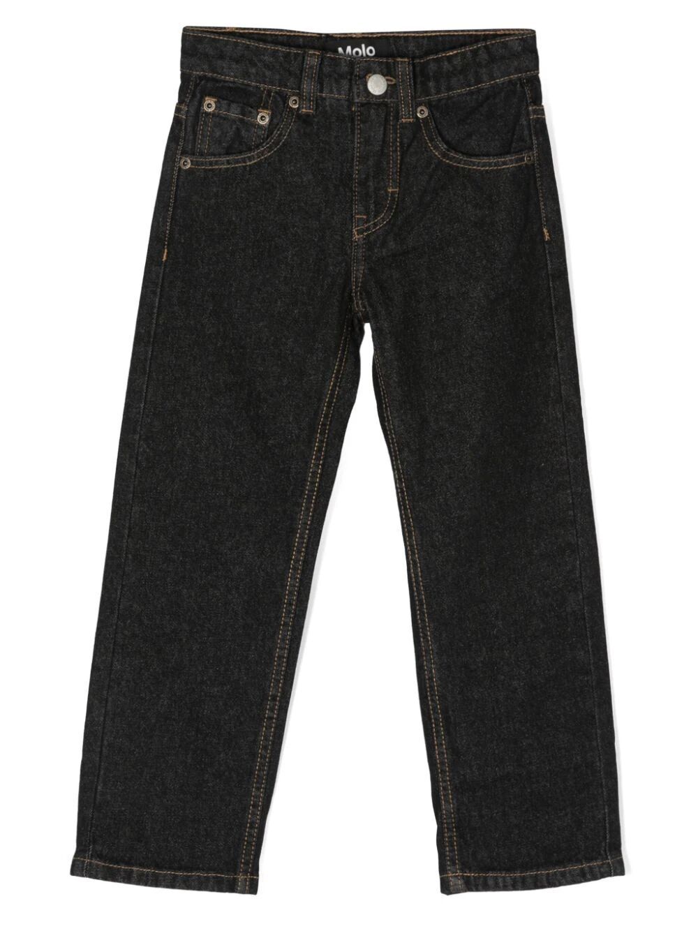 Molo Kids' Boy's Andy Jeans In Black