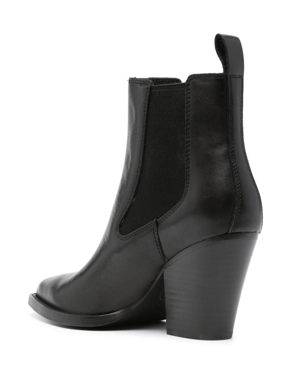 Shop Ash Emi Camperos Ankle Boots In Black