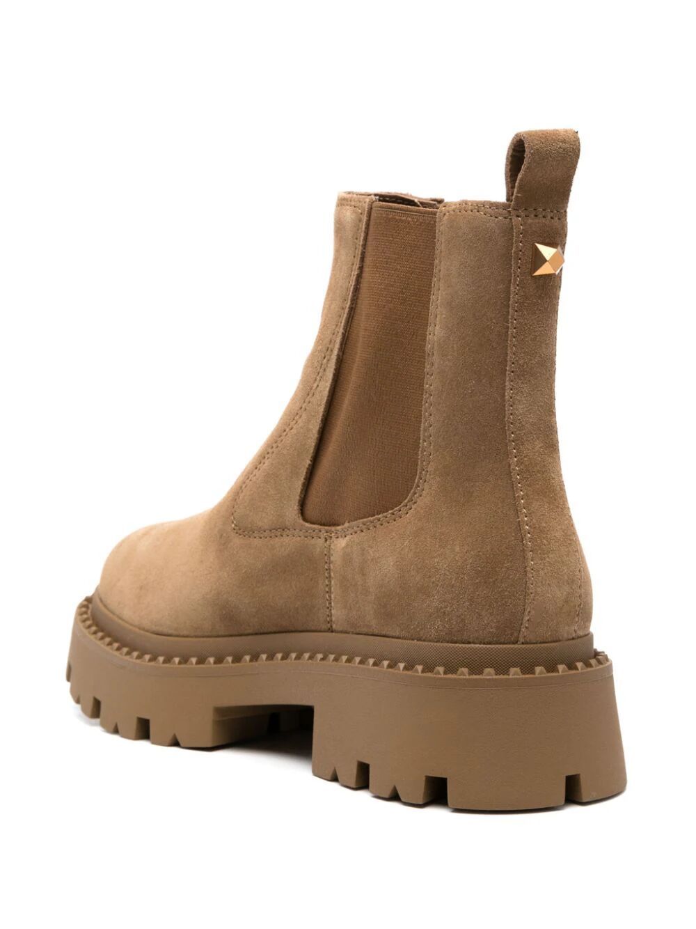 Shop Ash Genesis Ankle Boots With Studs In Brown