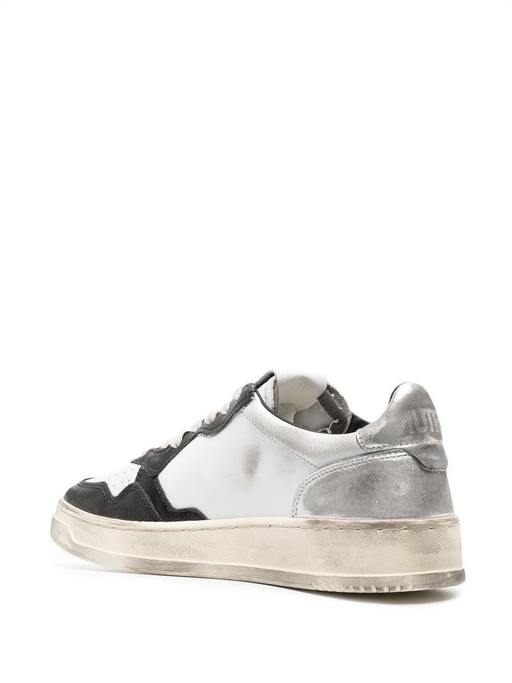 Shop Autry Sup Vint Low Man Sneakers In White