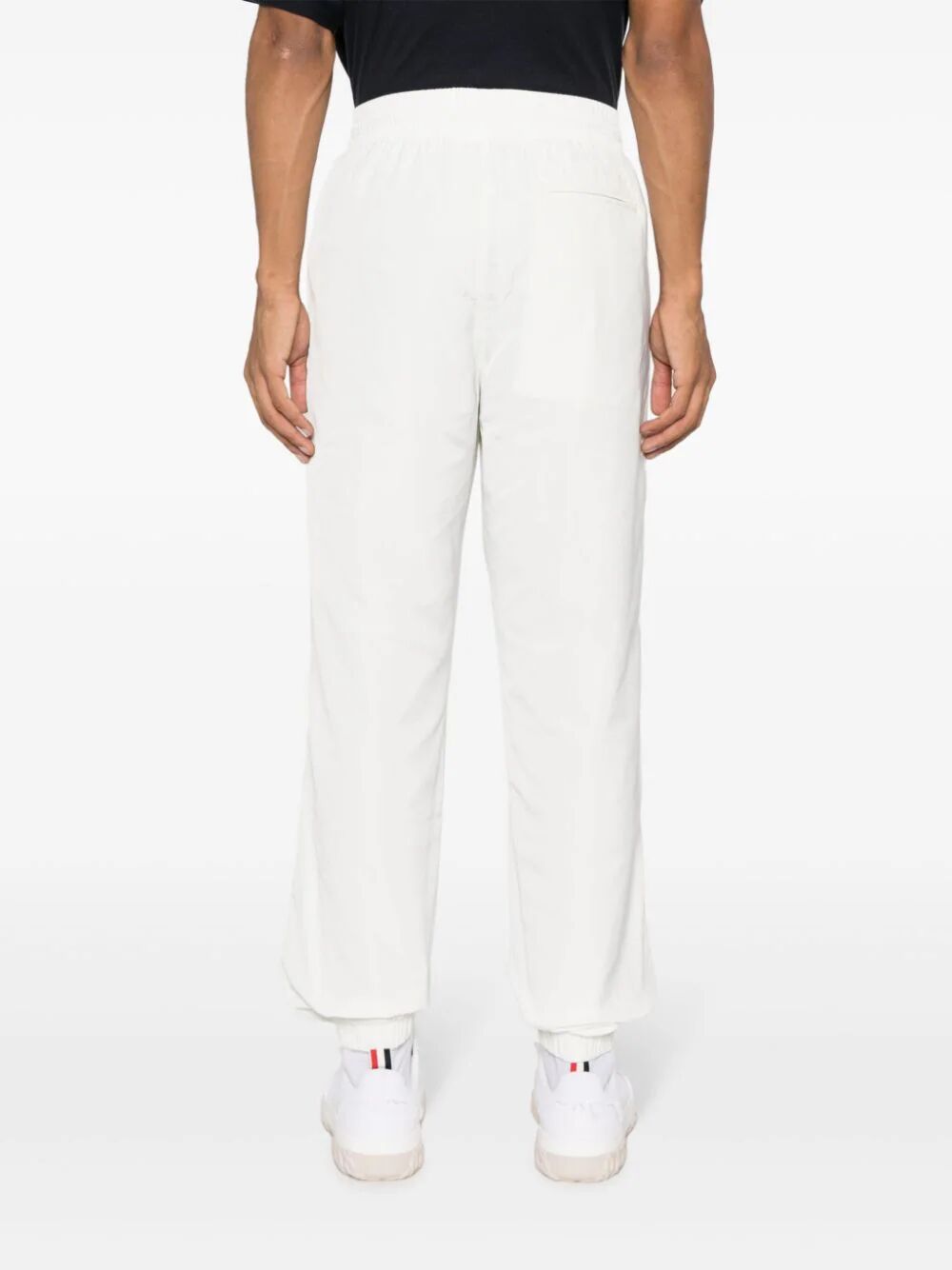 Shop Casablanca Side Panelled Shell Suit Track Pant In White