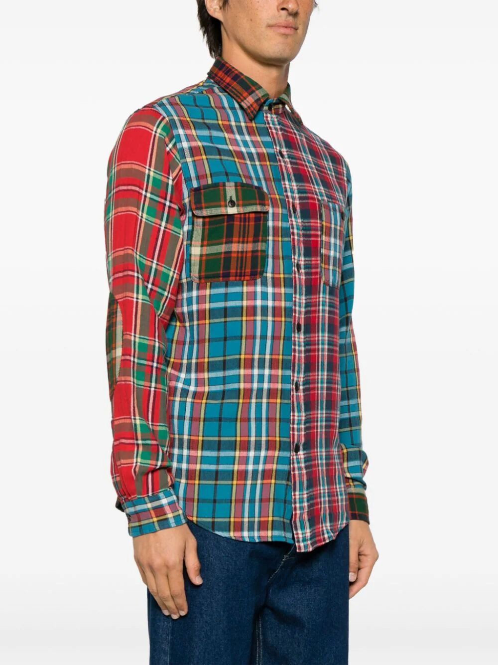 Shop Polo Ralph Lauren Flannel Long Sleeve Sport Shirt In Multicolour