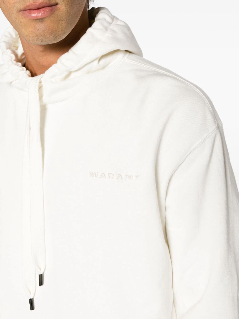 Shop Marant Marcello Sweatshirt In White