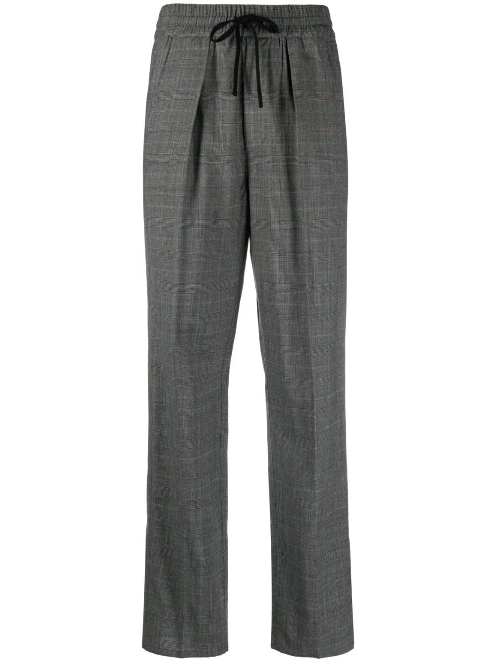 Marant Etoile Viamao High-rise Cotton Trousers In Grey