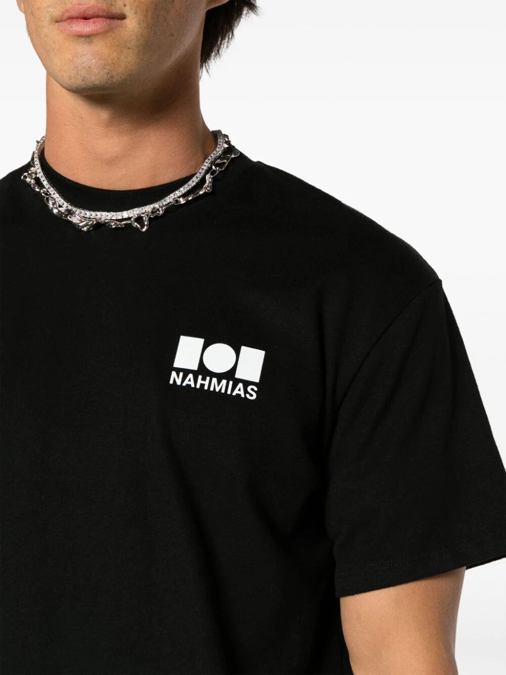 Shop Nahmias Logo T In Black