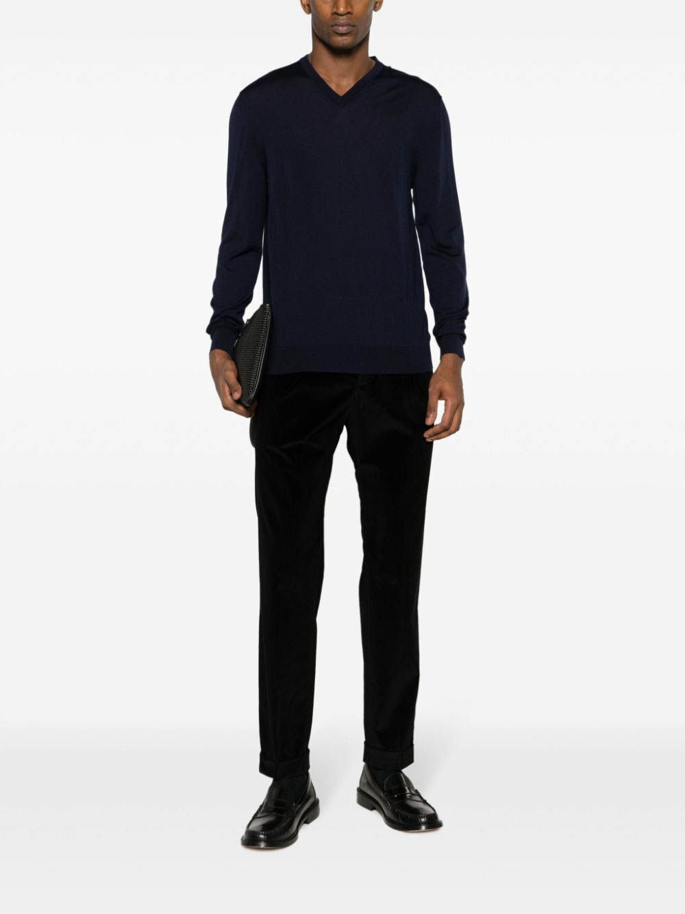 Shop Kiton Pullover In Blue