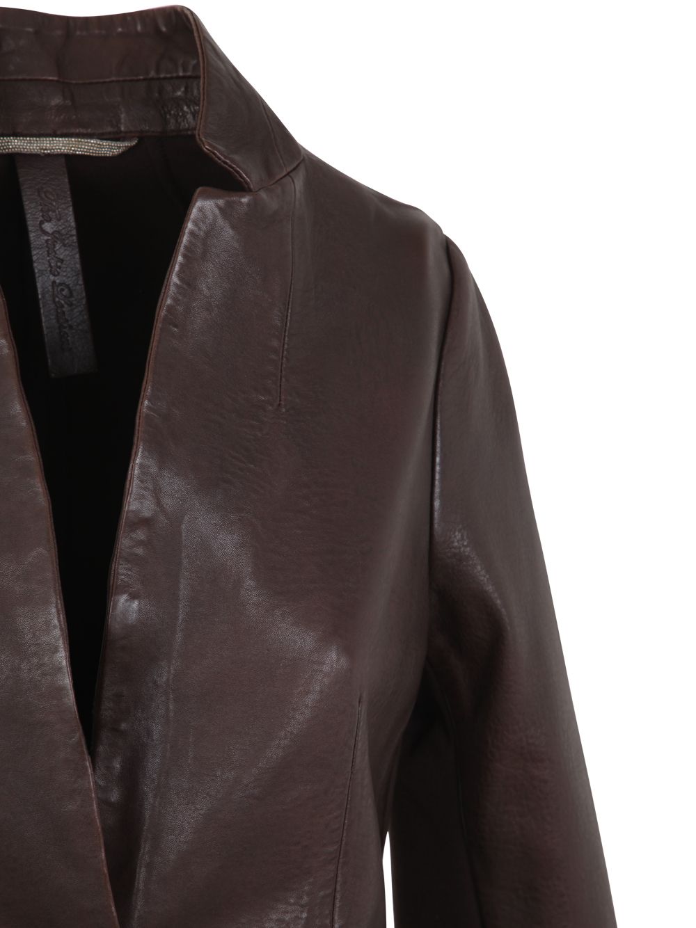 Shop The Jackie Leathers Manhattan Jacket In Brown