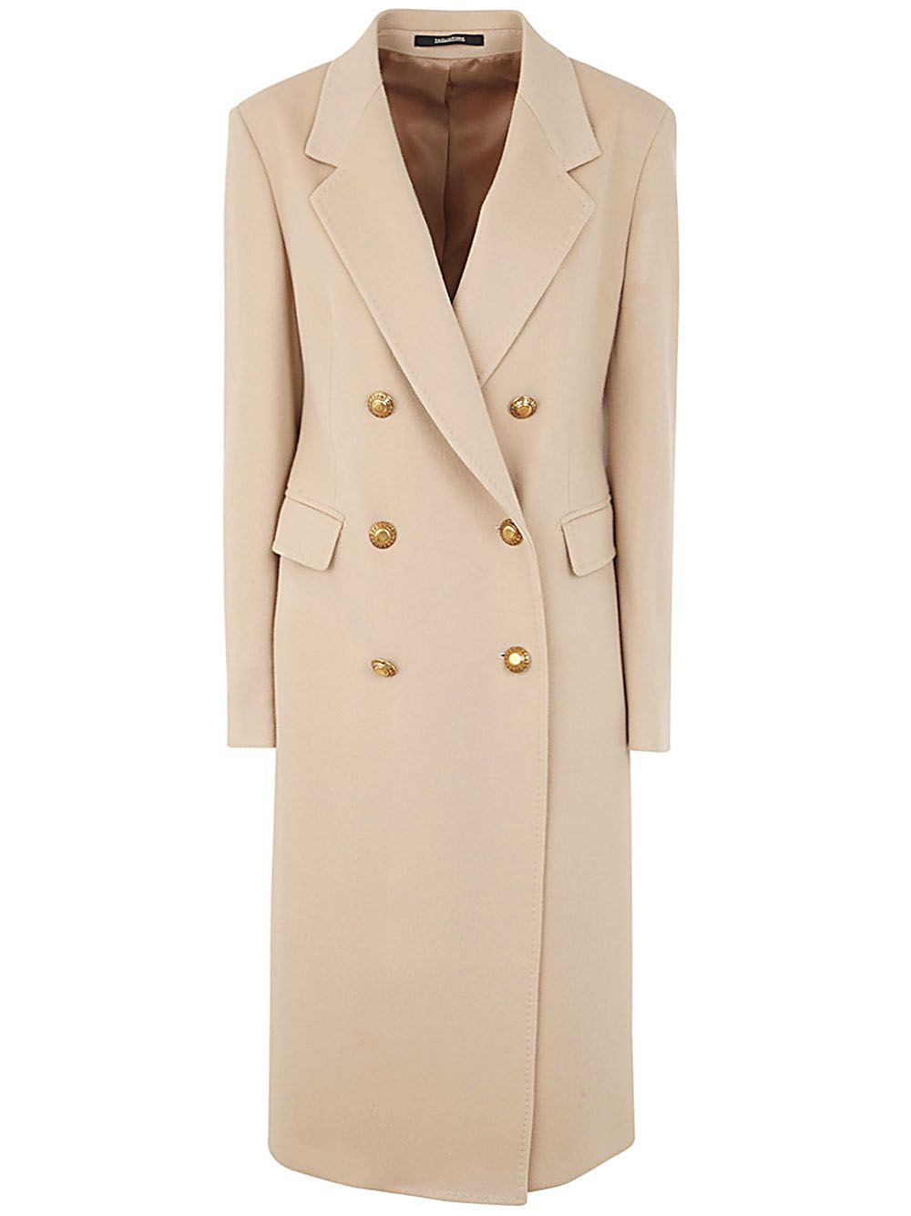 Shop Tagliatore Meryl Double Breasted Coat In Brown