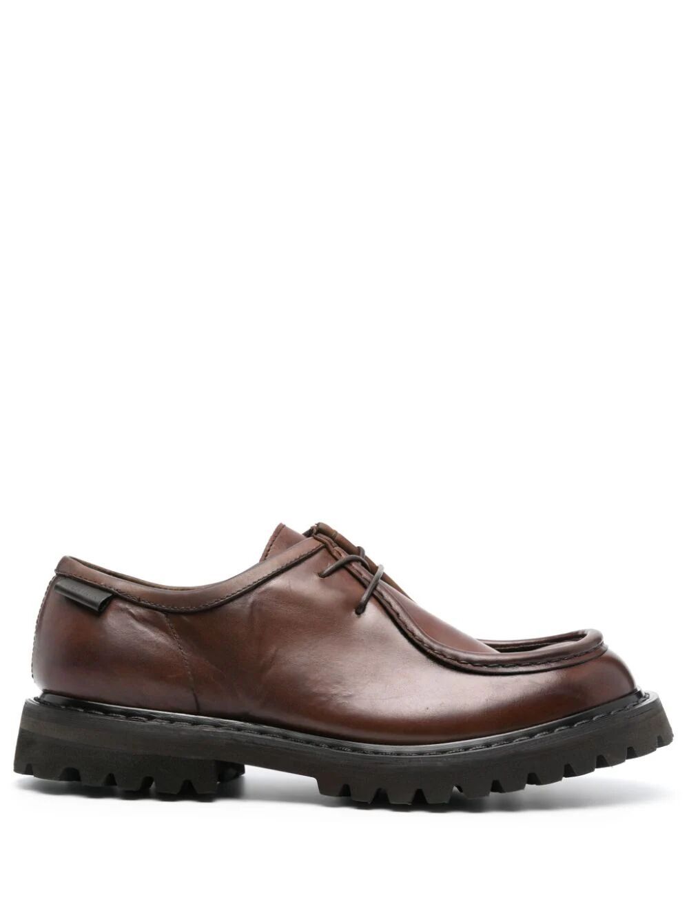Shop Premiata Ciclone Lace Up Shoes In Brown