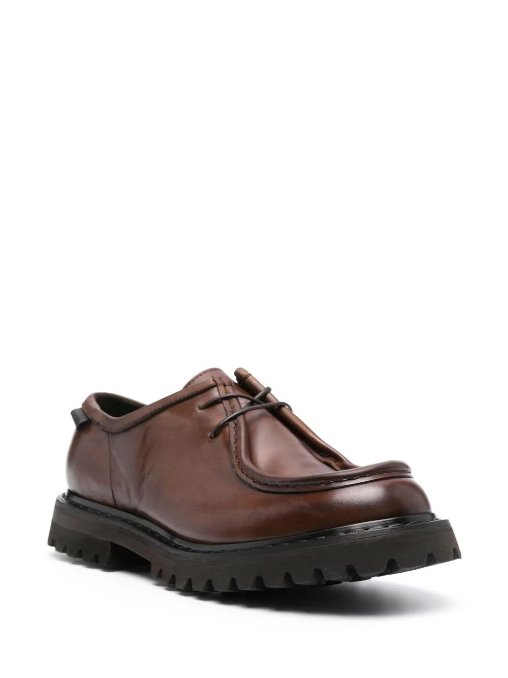 Shop Premiata Ciclone Lace Up Shoes In Brown