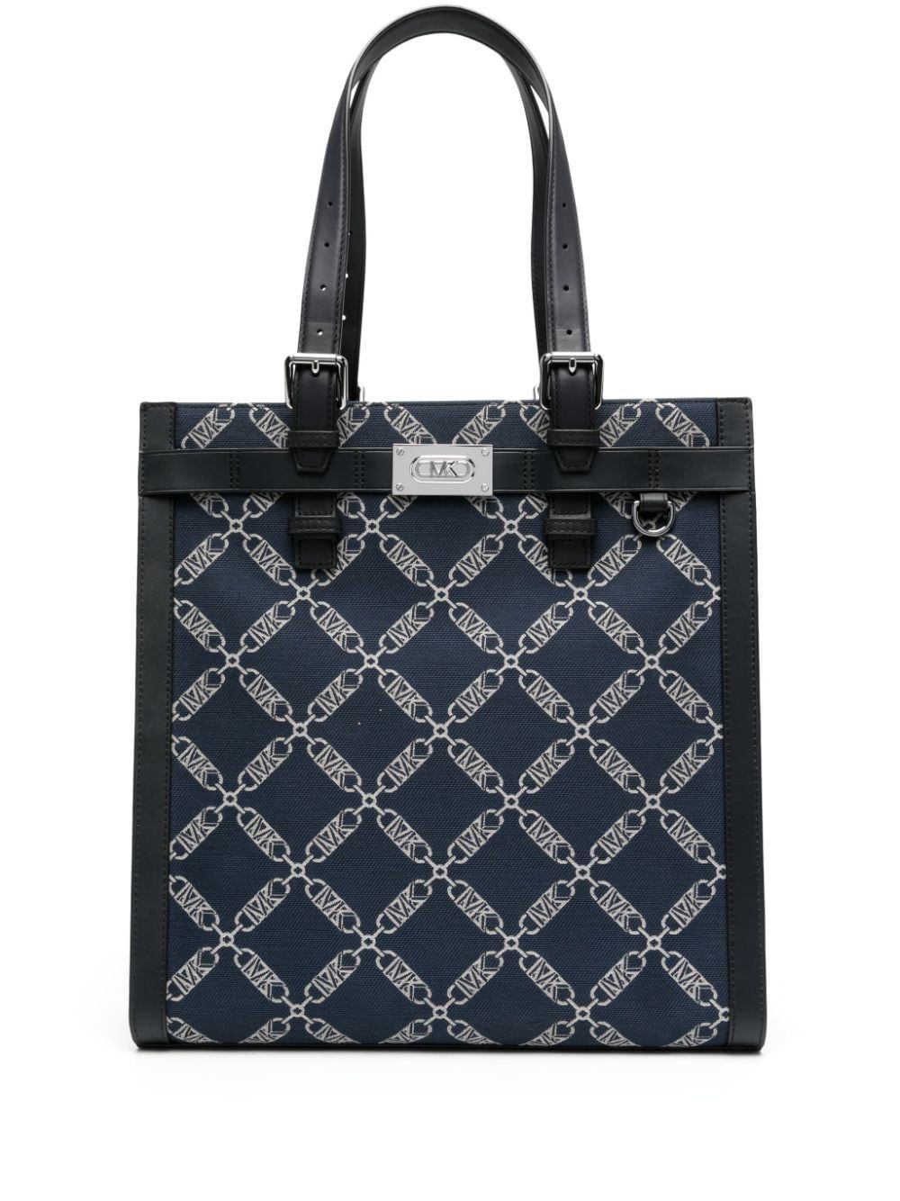 Michael Kors Ns Structured Tote In Blue