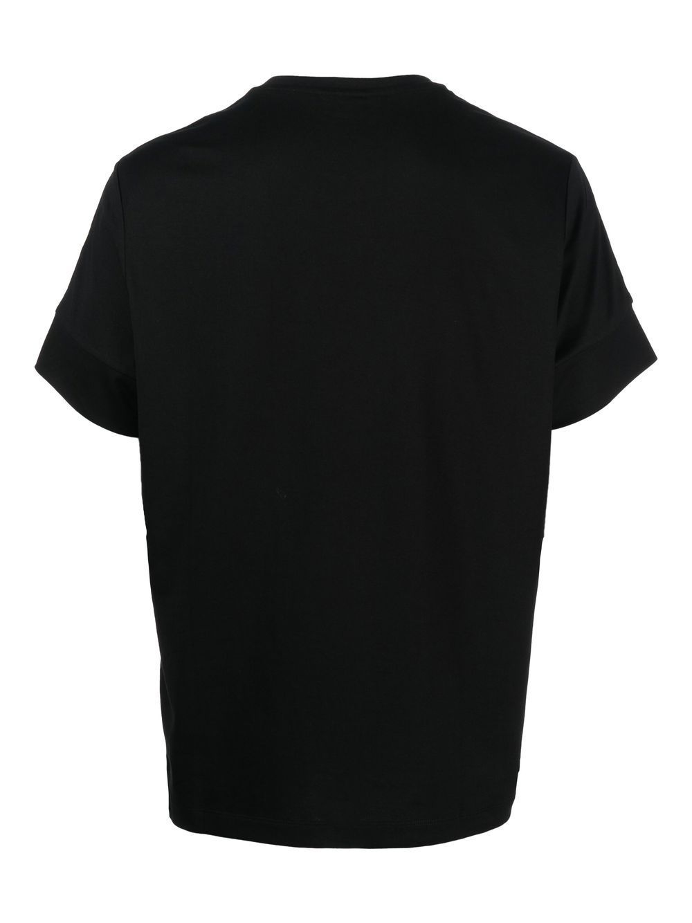 Shop Michael Kors New Evergreen Logo Tee In Black