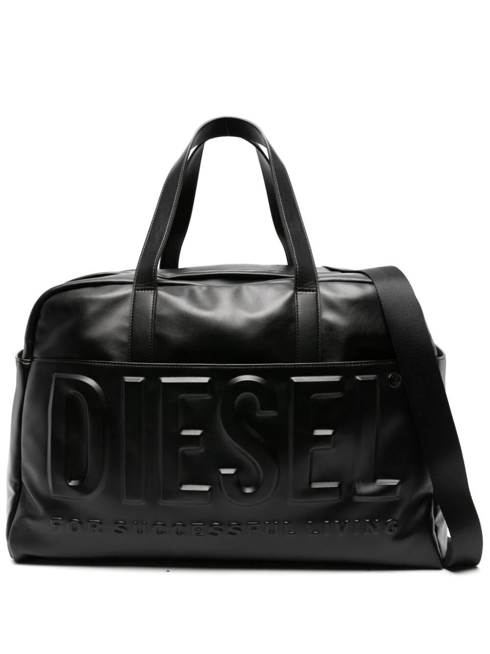 Diesel Dsl 3d Duffle L X Bag In Black