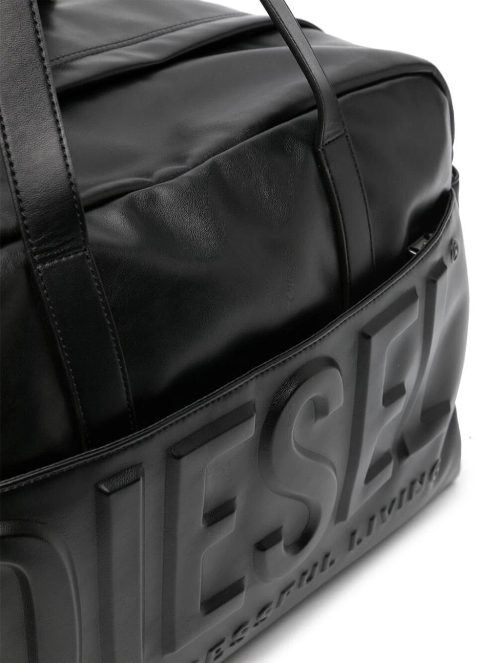 Shop Diesel Dsl 3d Duffle L X Bag In Black