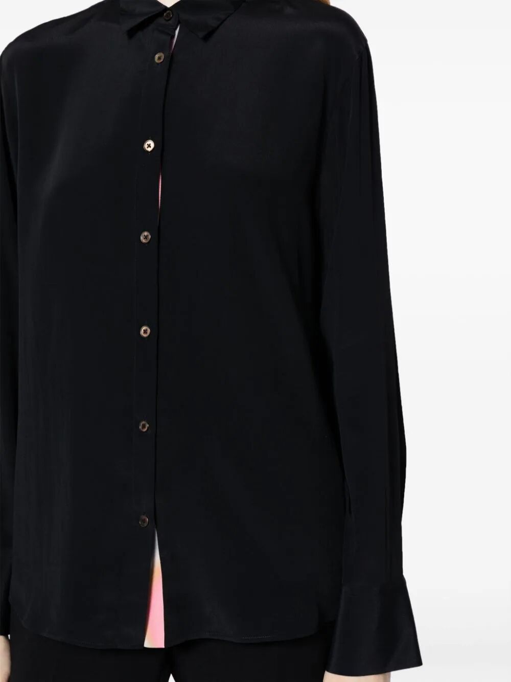 Shop Ps By Paul Smith Spray Swirl Placket Shirt In Black