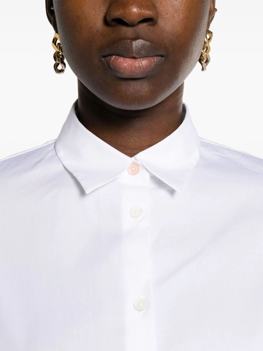 Shop Ps By Paul Smith Spray Swirl Cuff Shirt In White