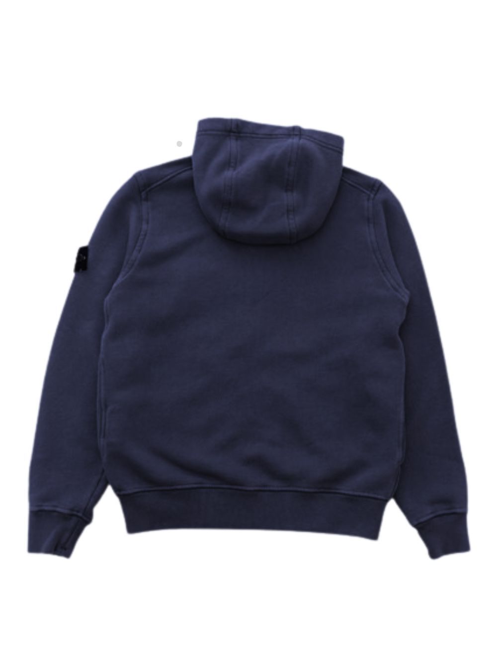 Shop Stone Island Junior Hoodie Zip Sweatshirt In Blue