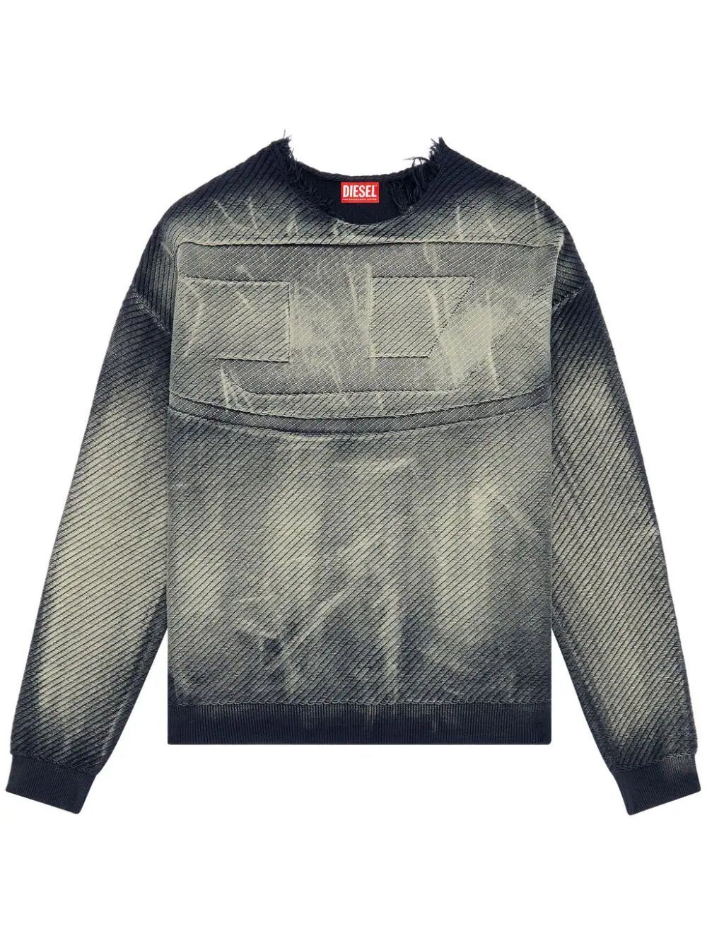 Shop Diesel Klever Sweater In Grey