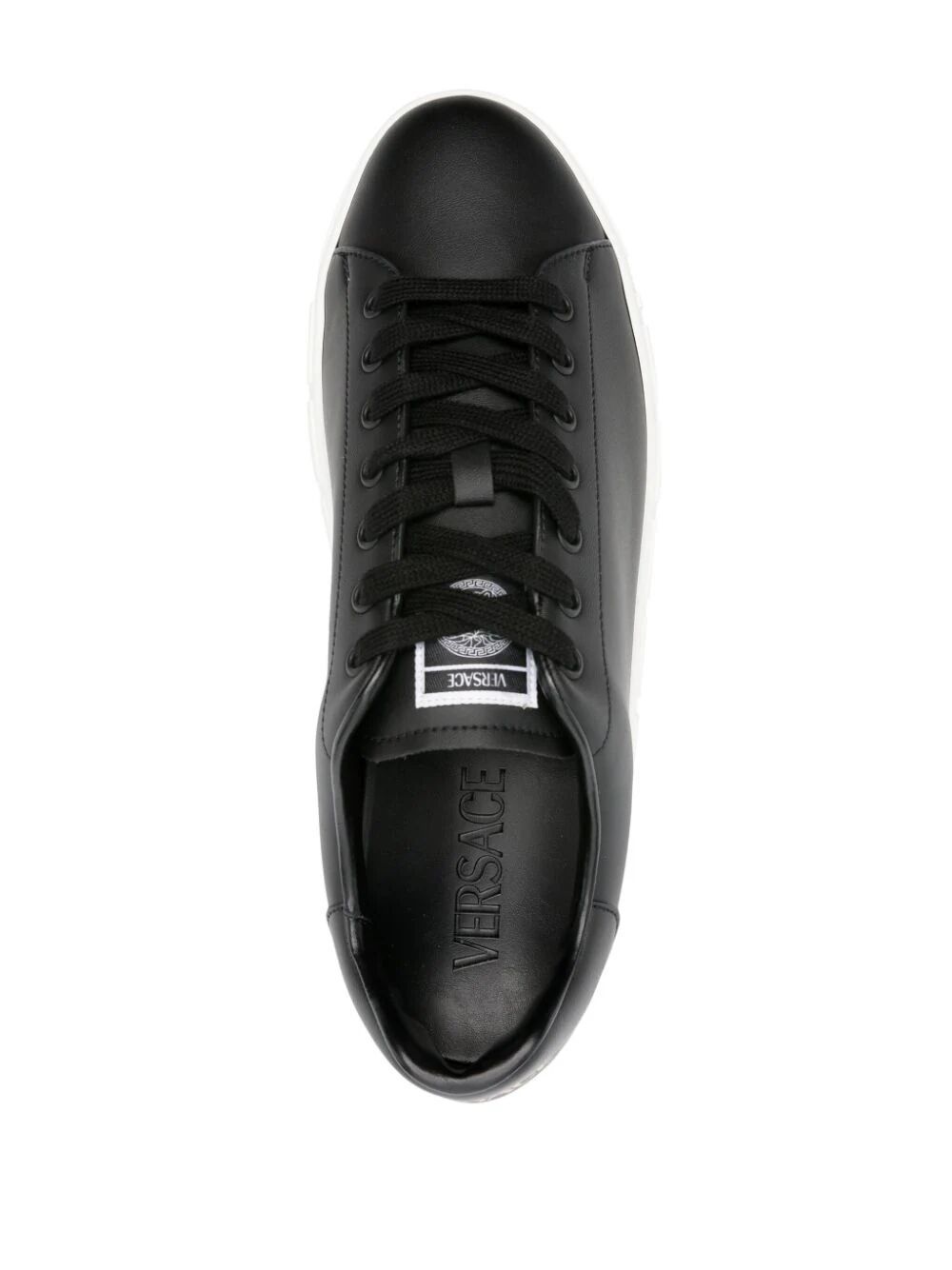 Shop Versace Sneaker Responsible In Black