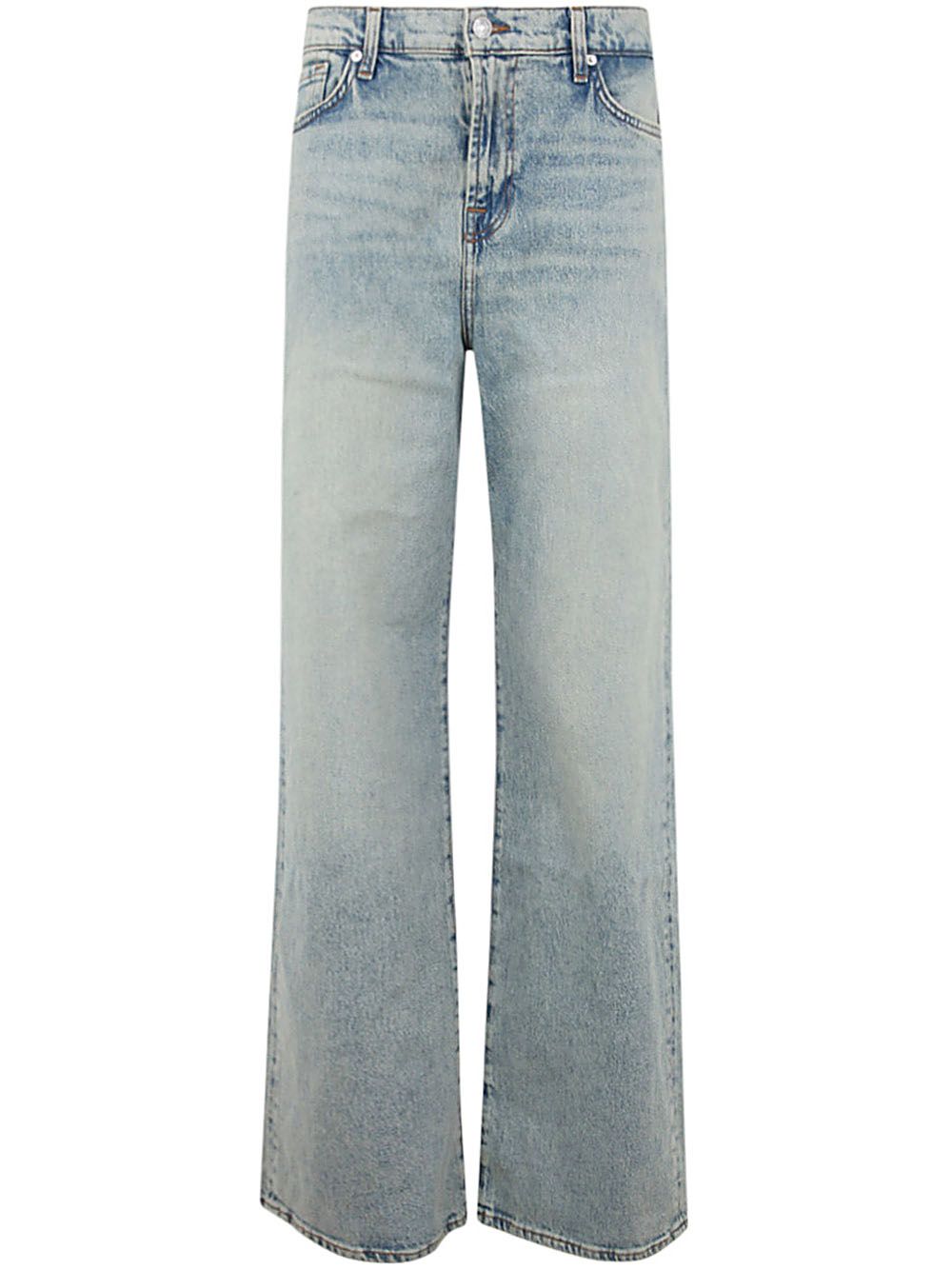 Seven For All Mankind Scout Frost Jeans In Blue