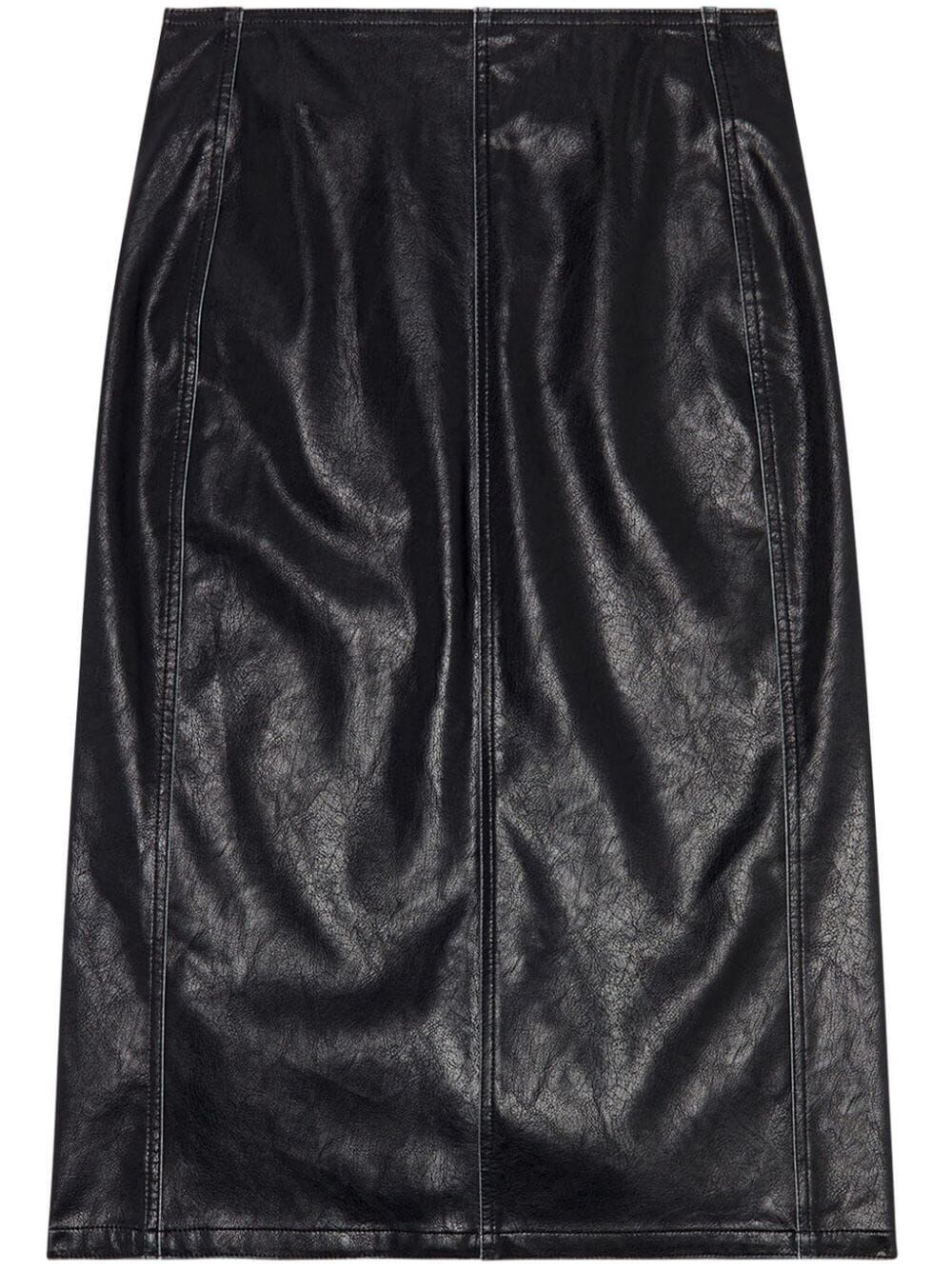 Shop Diesel Taten Skirt In Black