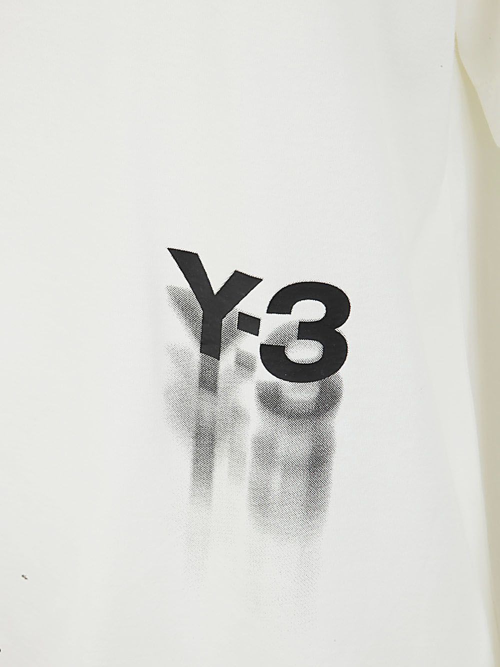 Shop Y-3 Logo T In White