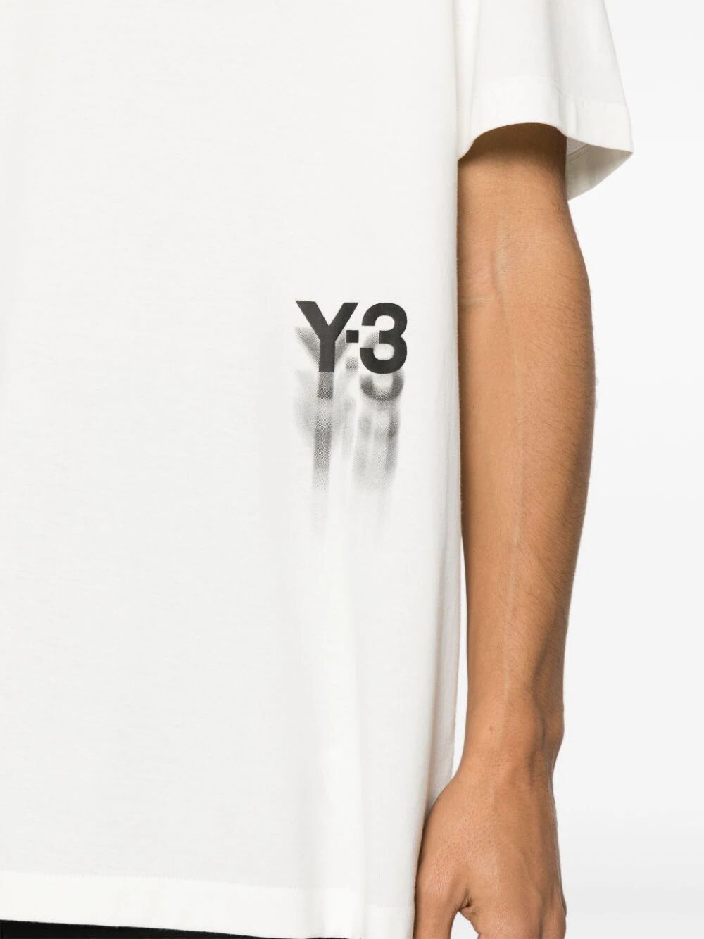 Shop Y-3 Logo T In White