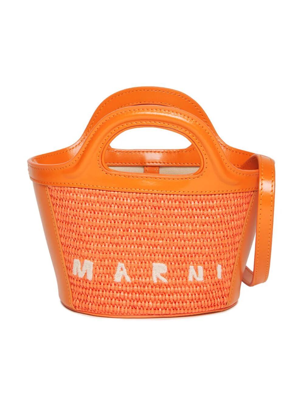 Marni Tropicalia Bag Micro In Orange