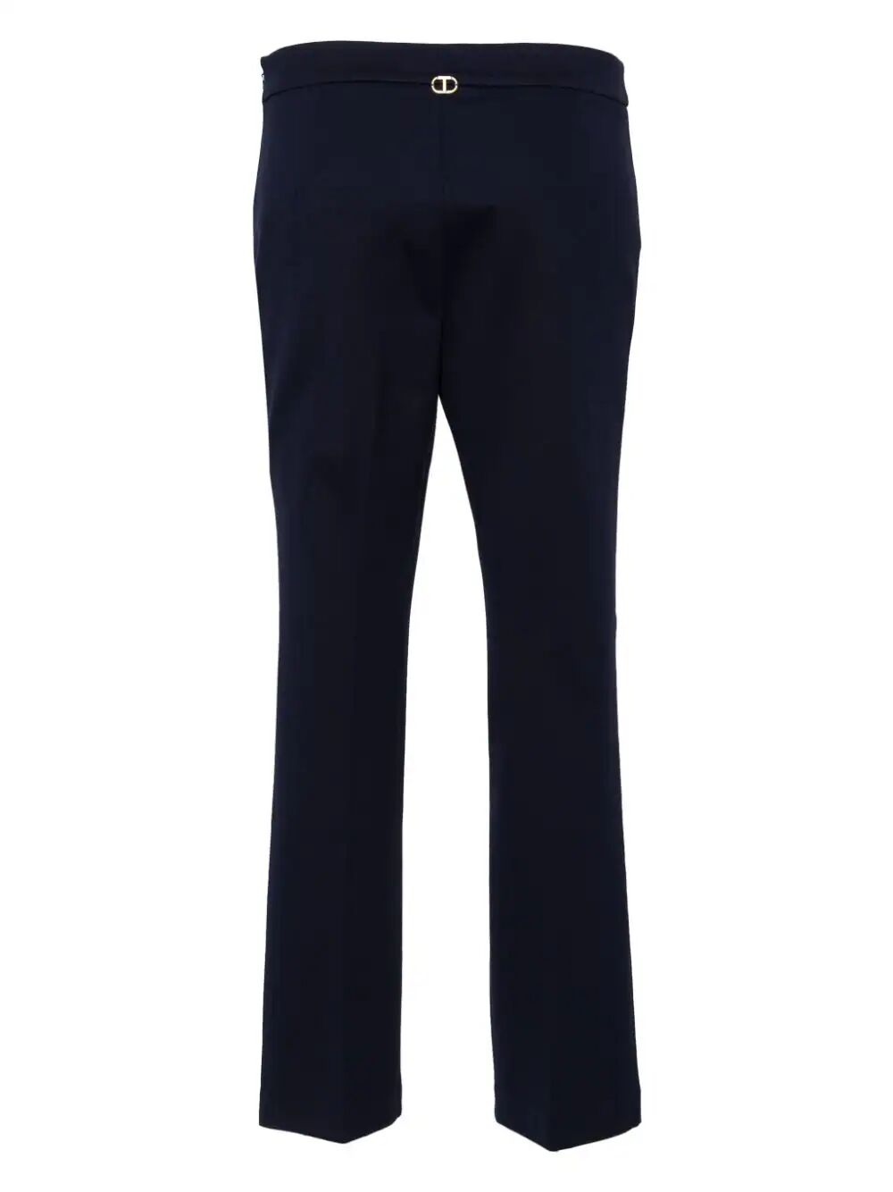 Shop Twinset Flared Pants In Blue