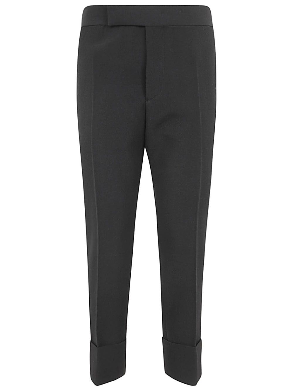 Shop Sapio Panama Trousers In Black