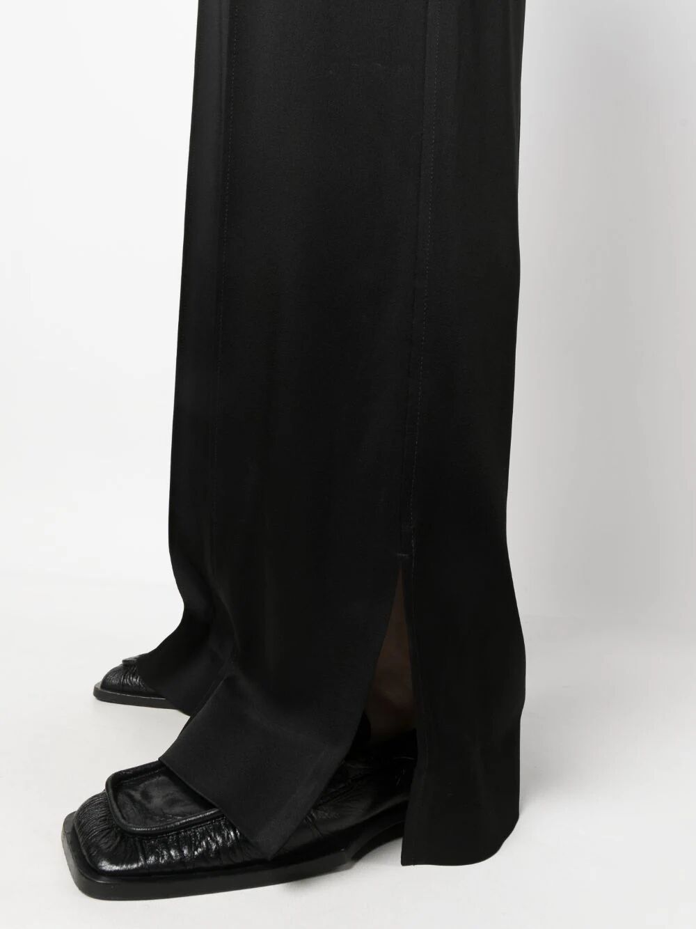 Shop Jil Sander 05 Aw 30 Relaxed Trousers In Black