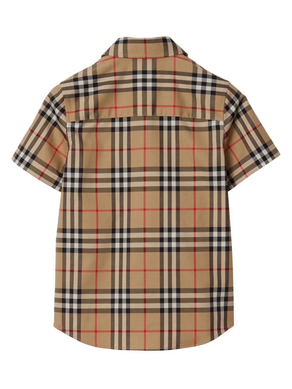 Shop Burberry Kb5 Owen Short Sleeves Shirt In Brown
