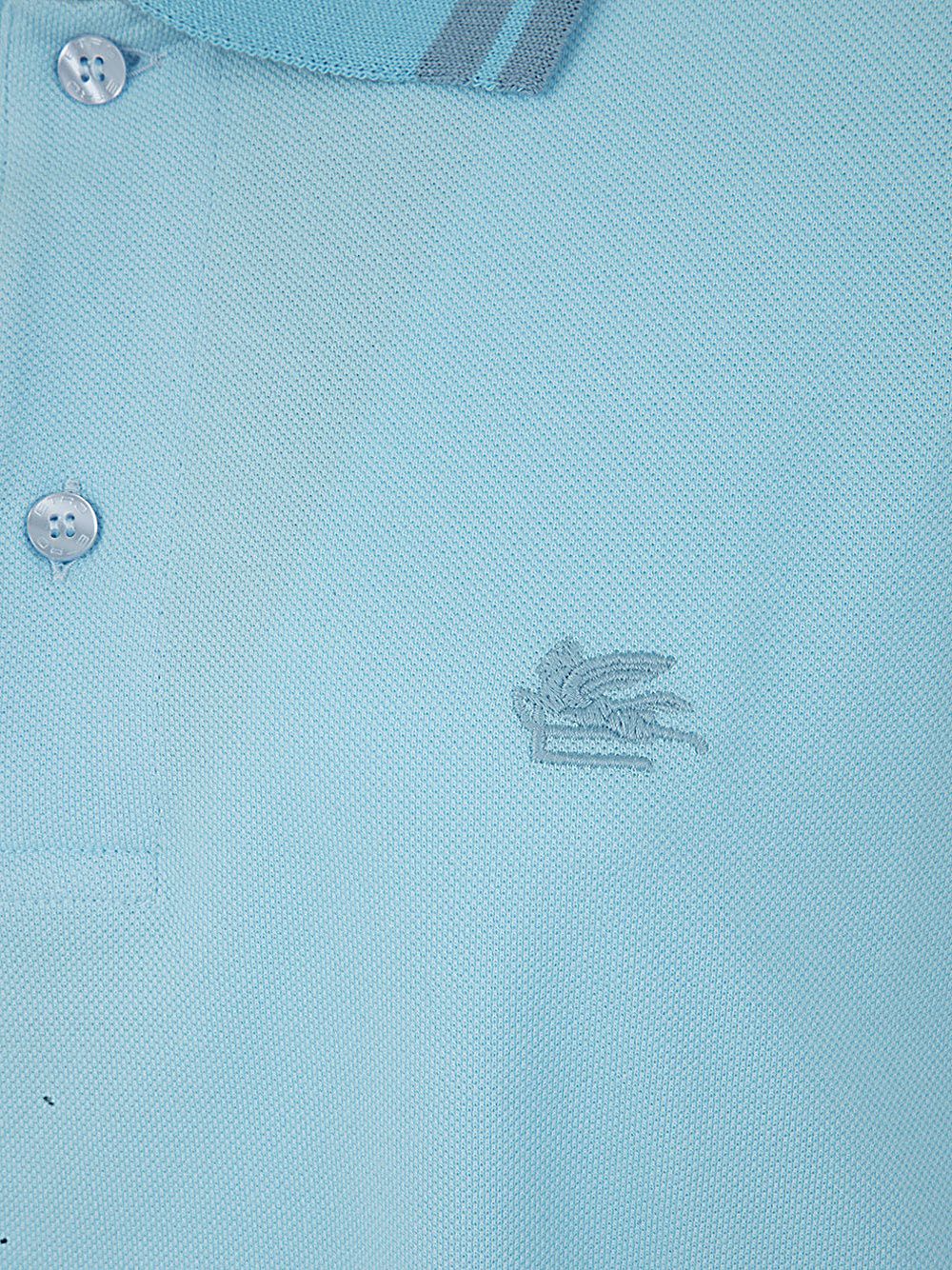 Shop Etro Roma Tennis Polo In Blue