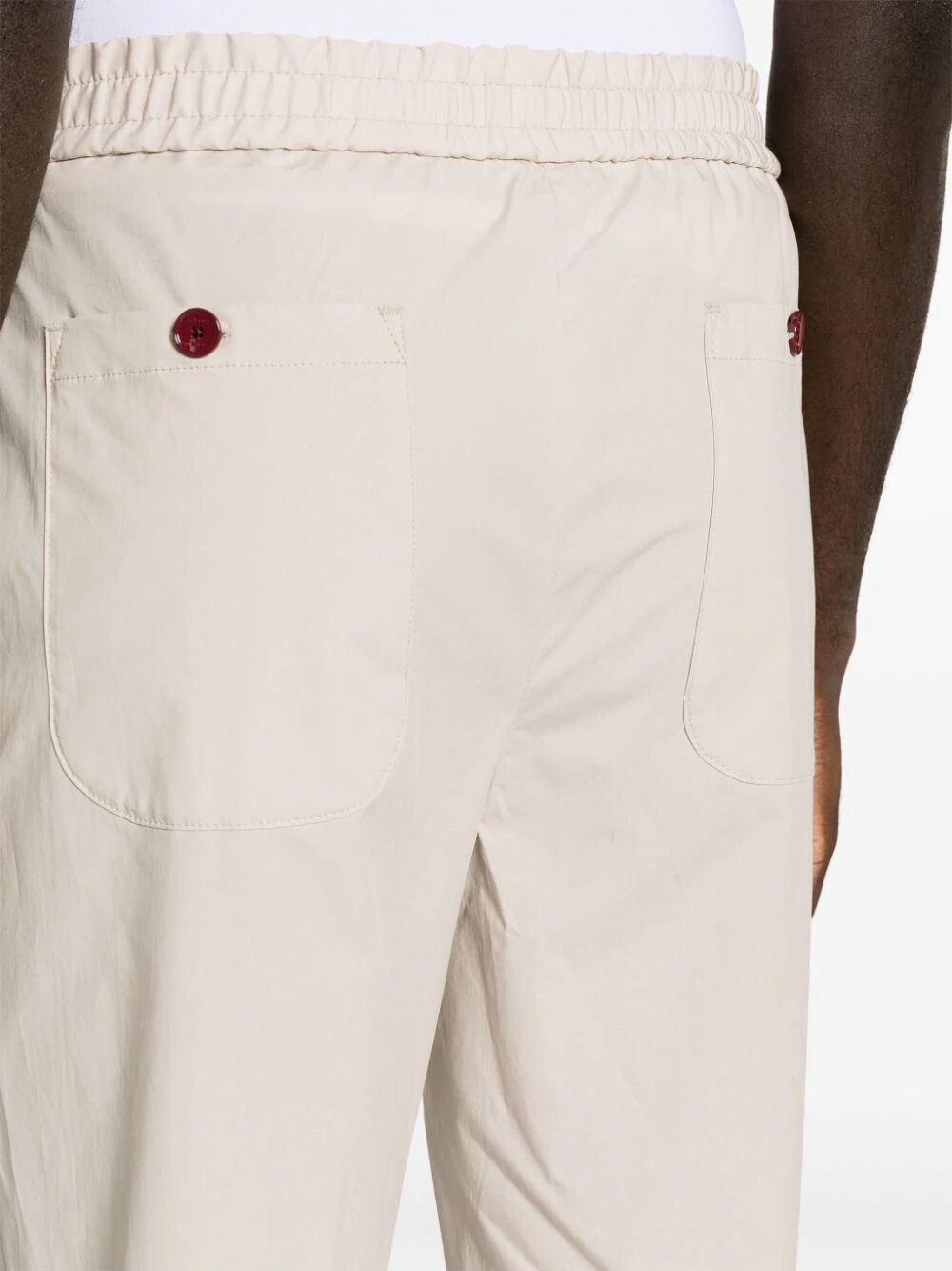 Shop Etro Jogger Trousers In White
