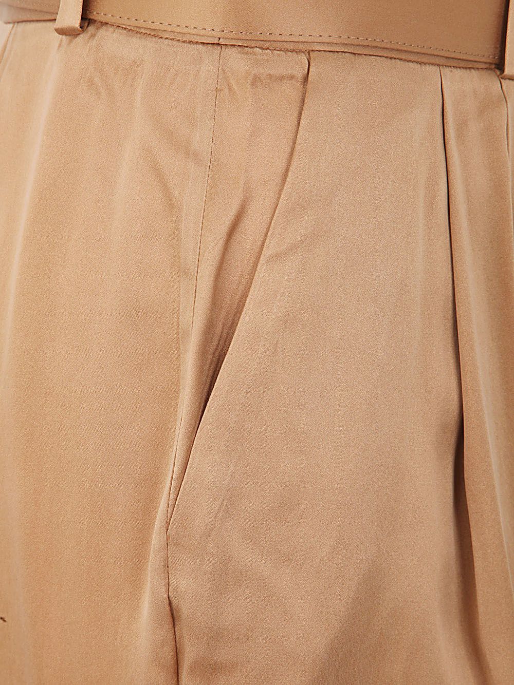 Shop Zimmermann Silk Tuck Pant In Brown