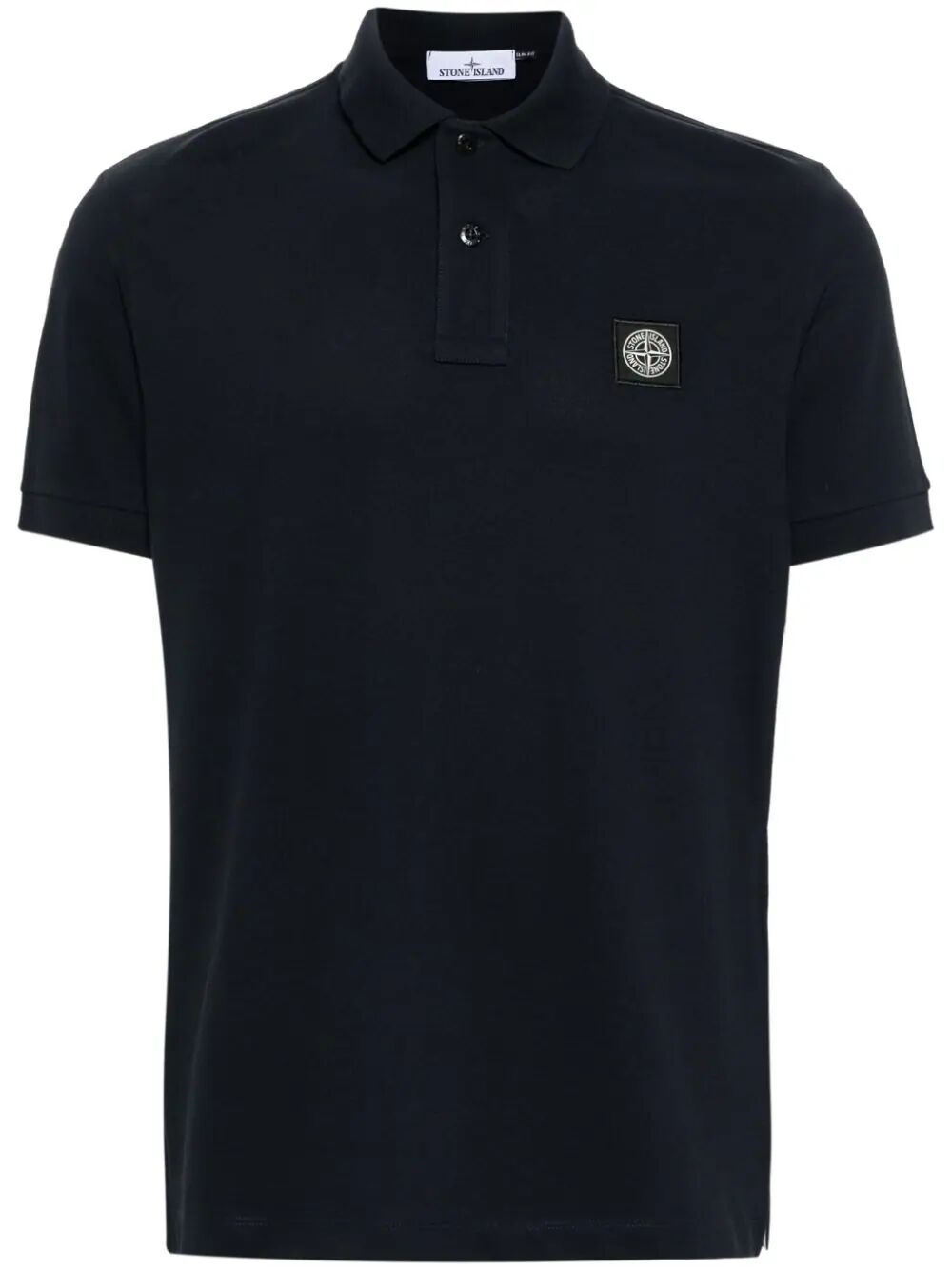 Shop Stone Island Short Sleeves Slim Fit Polo In Blue