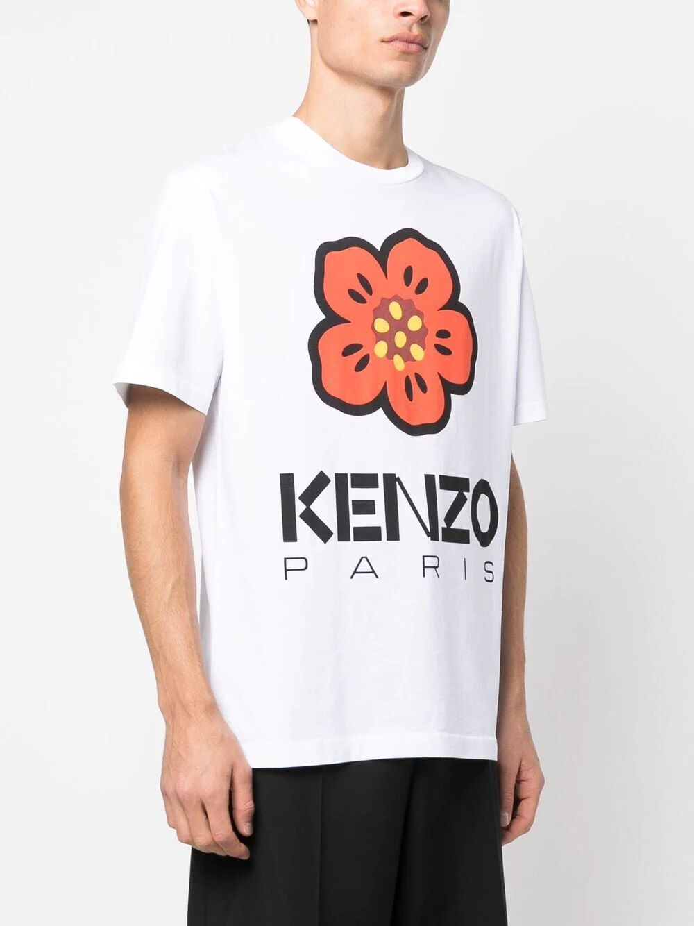 Shop Kenzo Boke Flower Classic T In White