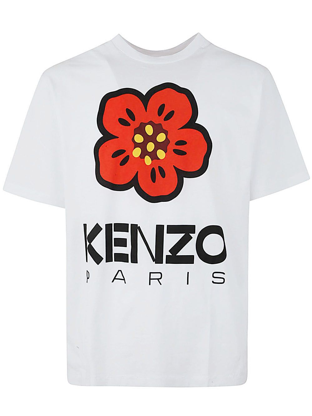 Shop Kenzo Boke Flower Classic T-shirt In White