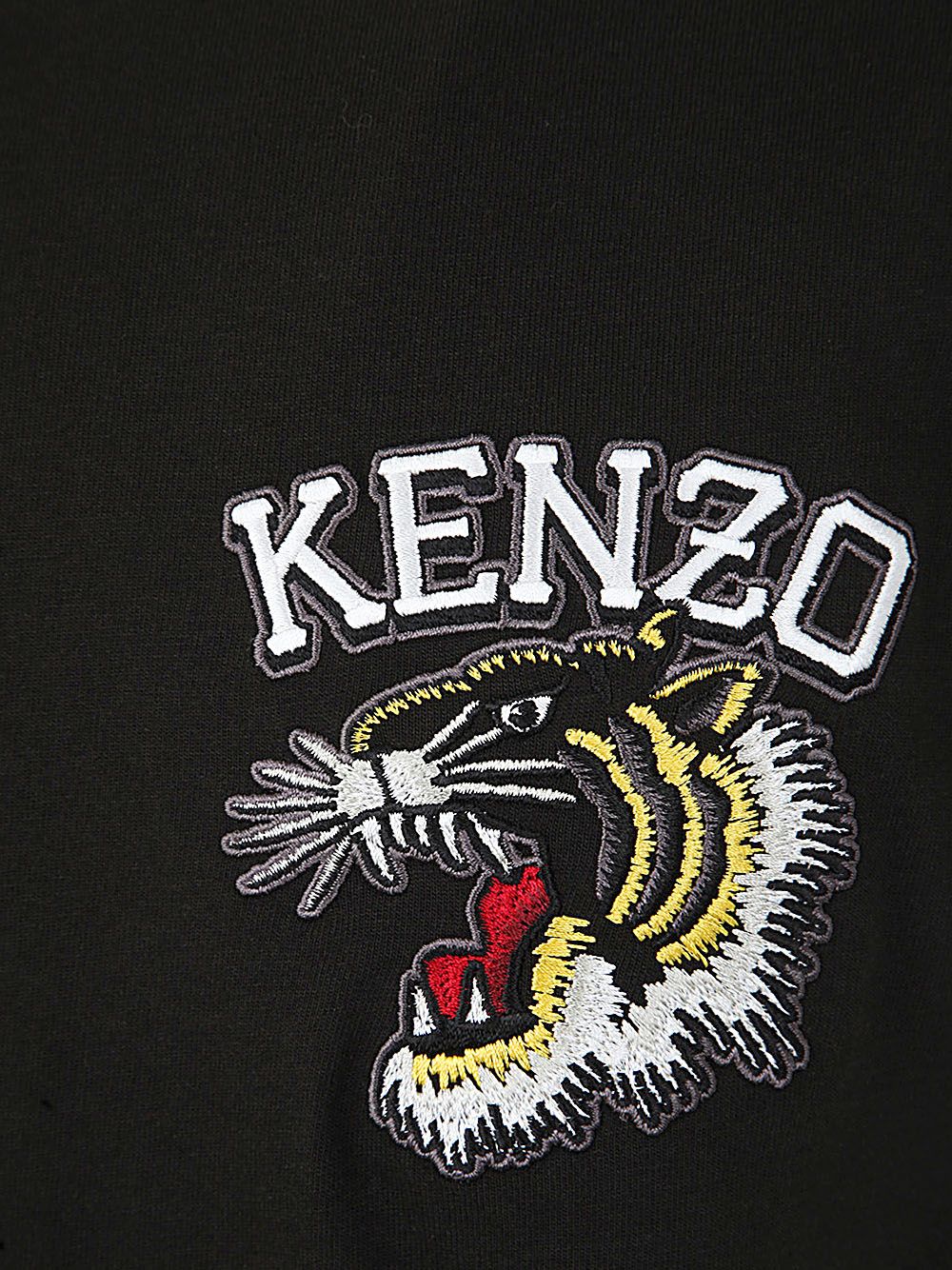Shop Kenzo Tiger Varsity Slim T In Black