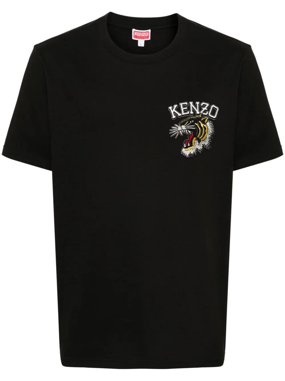 Shop Kenzo Tiger Varsity Slim T In Black